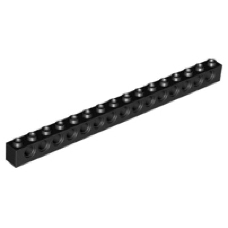 Technic, Steen 1x16 Black